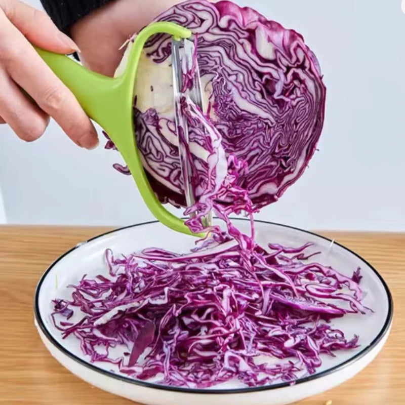 Cabbage Shredder, Large Peeling Knife, Purple Cabbage Peeling Tool, Vegetable Garden Lettuce Shredder, Wide Mouth, Household Use Zpaxo