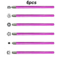 Nail Art Stamp Pen Set Quick-Drying Nail Graffiti Pen Flower Butterfly Patterns Nail Engraving Pencil DIY Nails Art Design Tool Zpaxo B-6pcs
