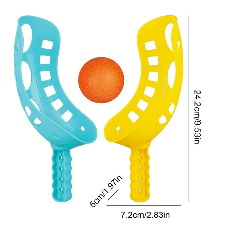 Scoop Ball Game Toss Catch Colorful Beach Toy Outdoor Sports Zpaxo