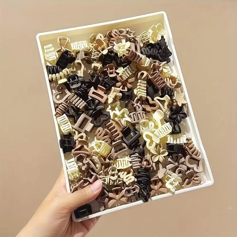 10pcs random Elegant Hairpins – Geometric & Floral, Mixed Colors, for Daily, Party, Travel, Gift Her Zpaxo