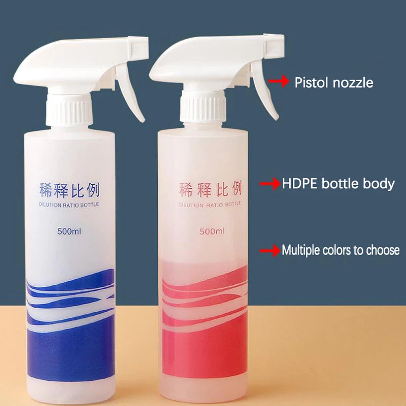1Pcs Concentrate Dilution Ratio Bottle Proportional Scale Spray Bottles Sanitizer Watering Plastic Garden Tools Sprayer Zpaxo