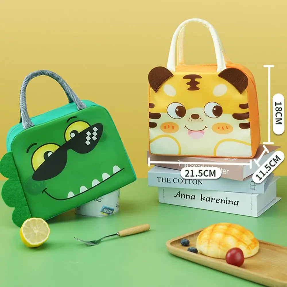 Cartoon Insulated Lunch Bag – Oxford Cloth Thermal Tote