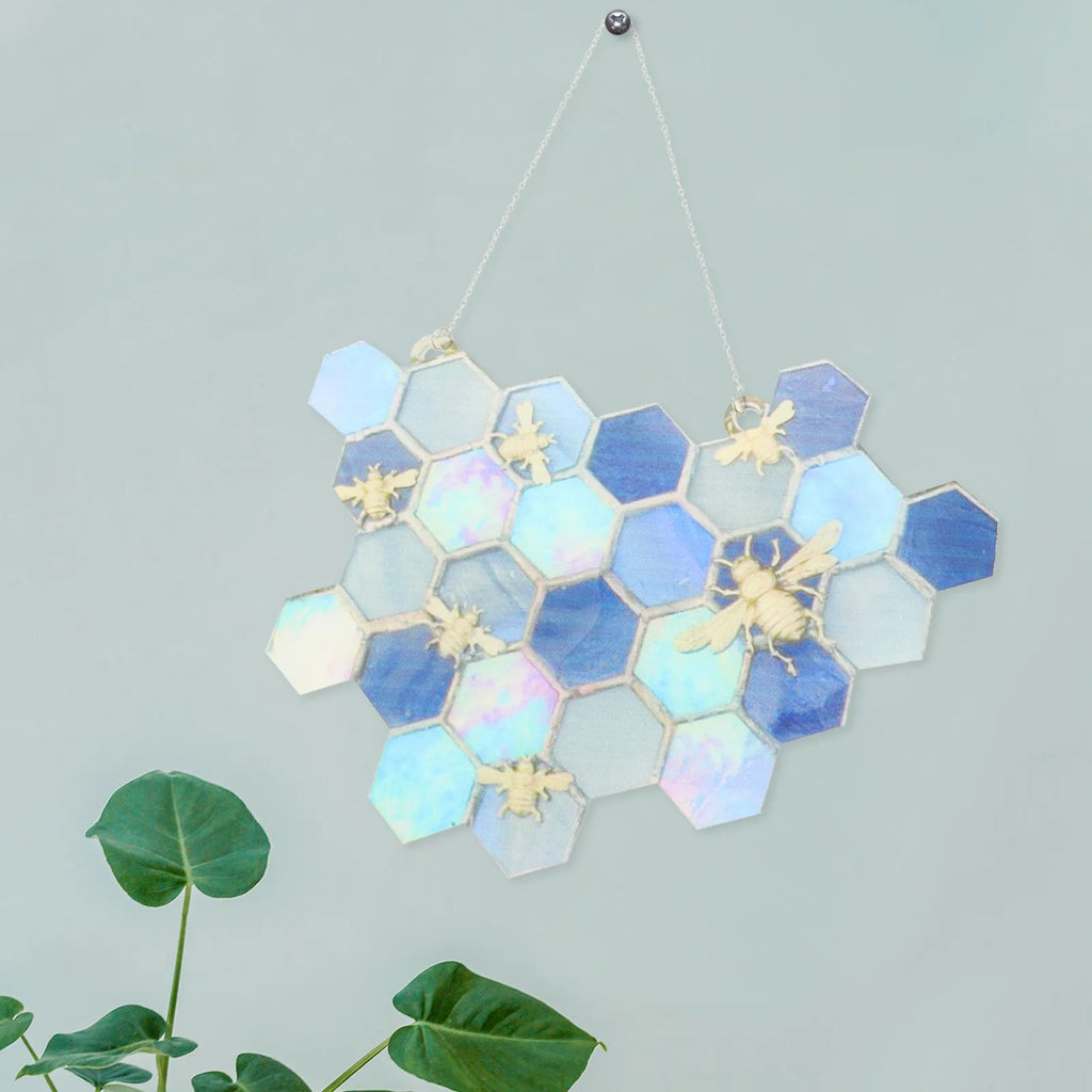 Honeycomb Decor Hanging Ornament Elegant Pendant Living Room Bedroom