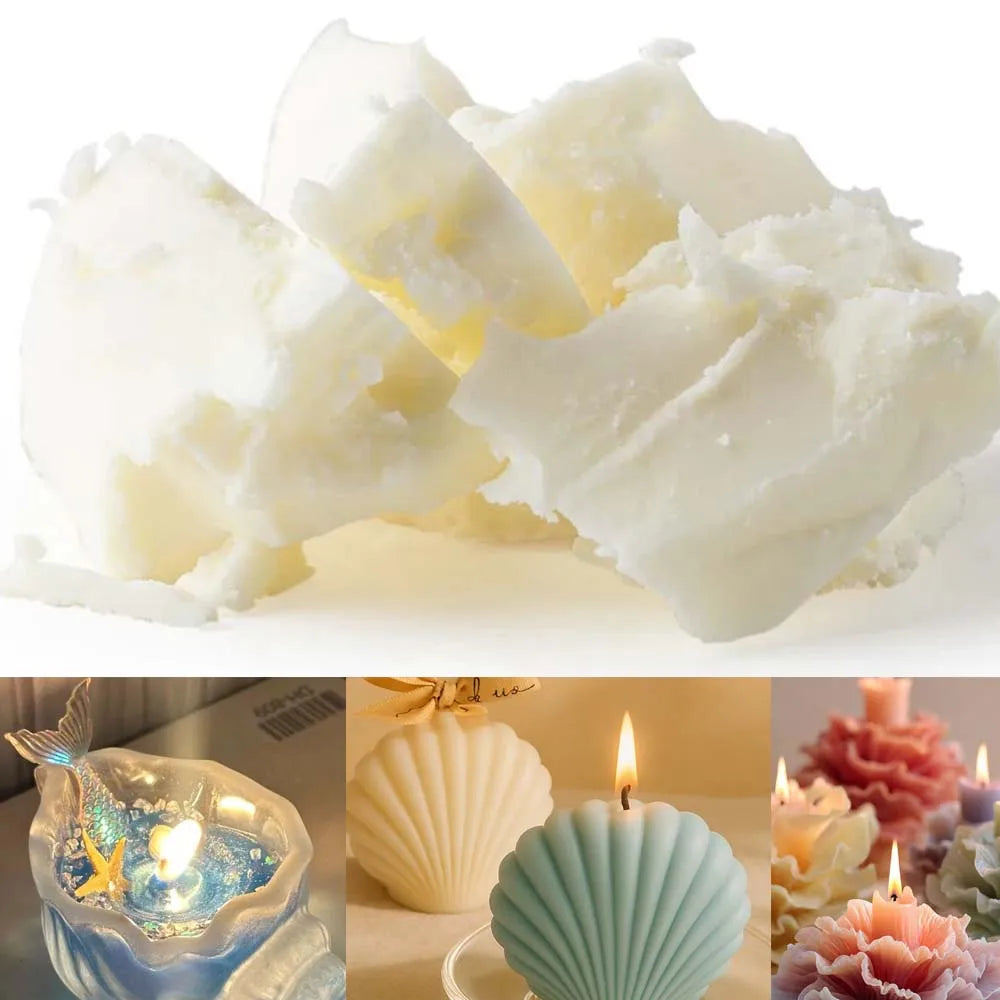 100/200g Natural Coconut Wax DIY Handmade Scented Candle Making Supplies Pure White Coconut Wax Zpaxo
