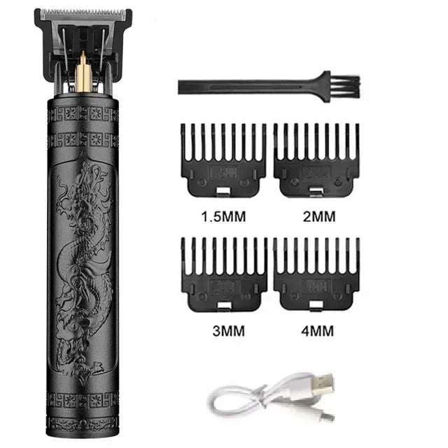 2026 Electric Hair Cutting Machine Vintage T9 Clipper Rechargeable Zpaxo BlackDragonA