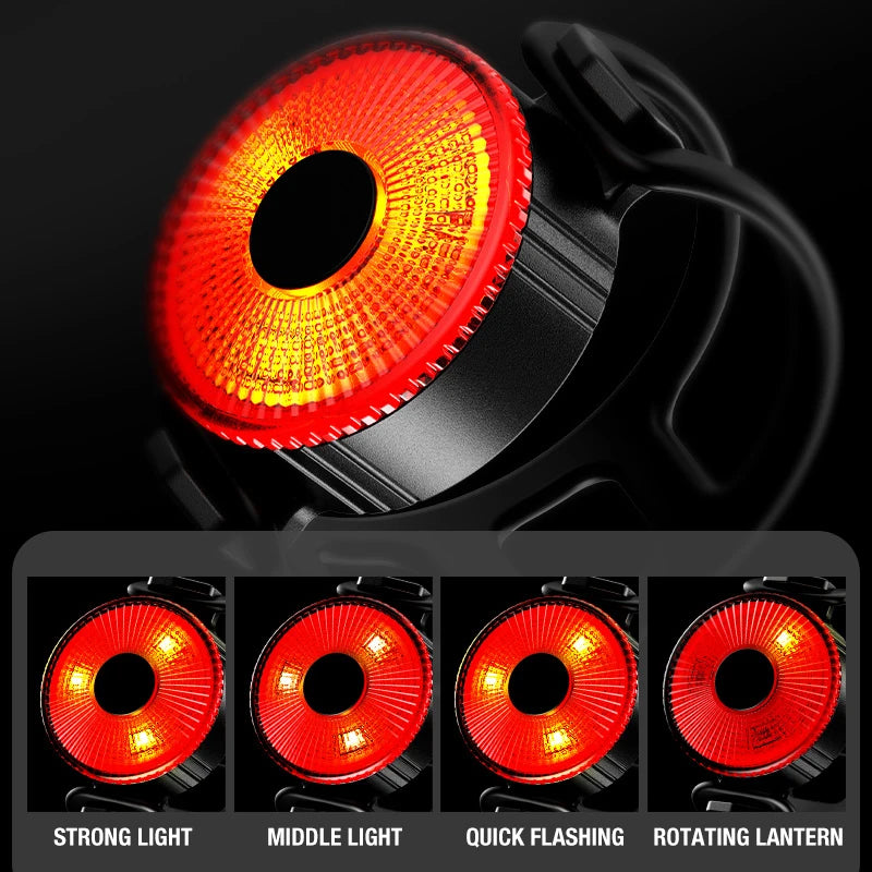 Strap Bicycle USB Charging Creative Taillights Mountain Bike Outdoor