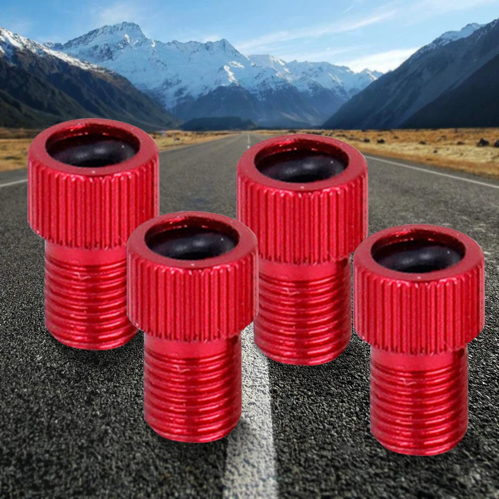 Aluminum Alloy Valve Adapter Convert Schrader Bike Converter