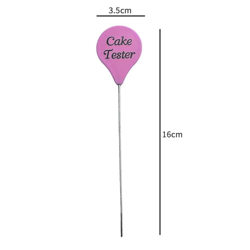 Cake Tester Probe Reusable Stainless Steel Testing Needle Sticks Zpaxo Purple