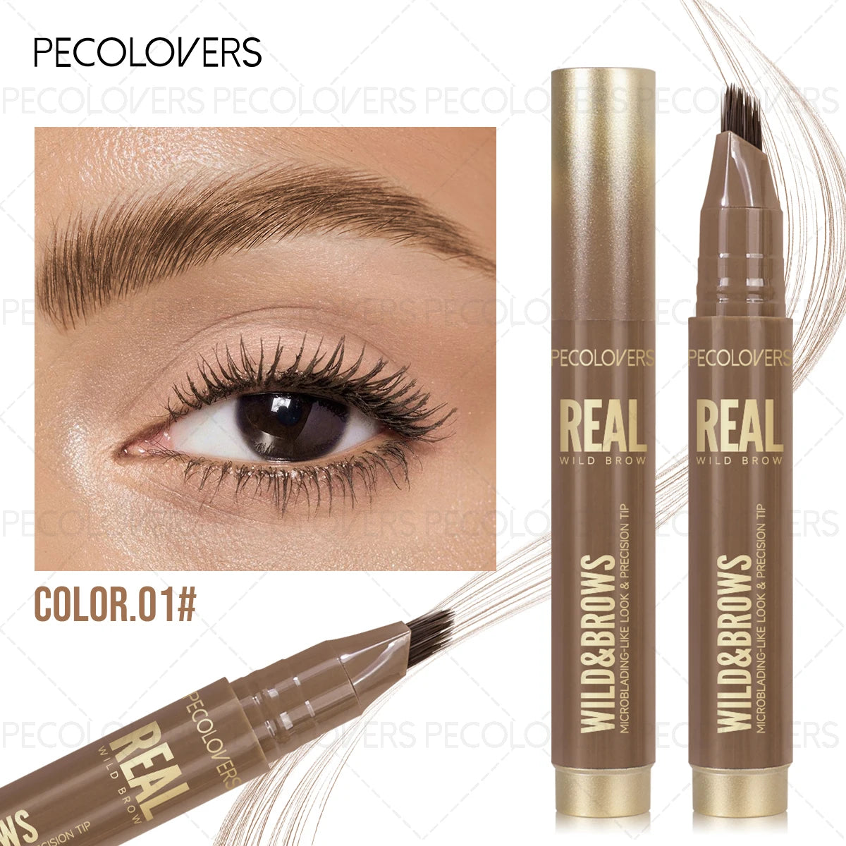 Multifunctional Liquid Eyebrow Pencil Hair Dye Pencil-waterproof Zpaxo 01