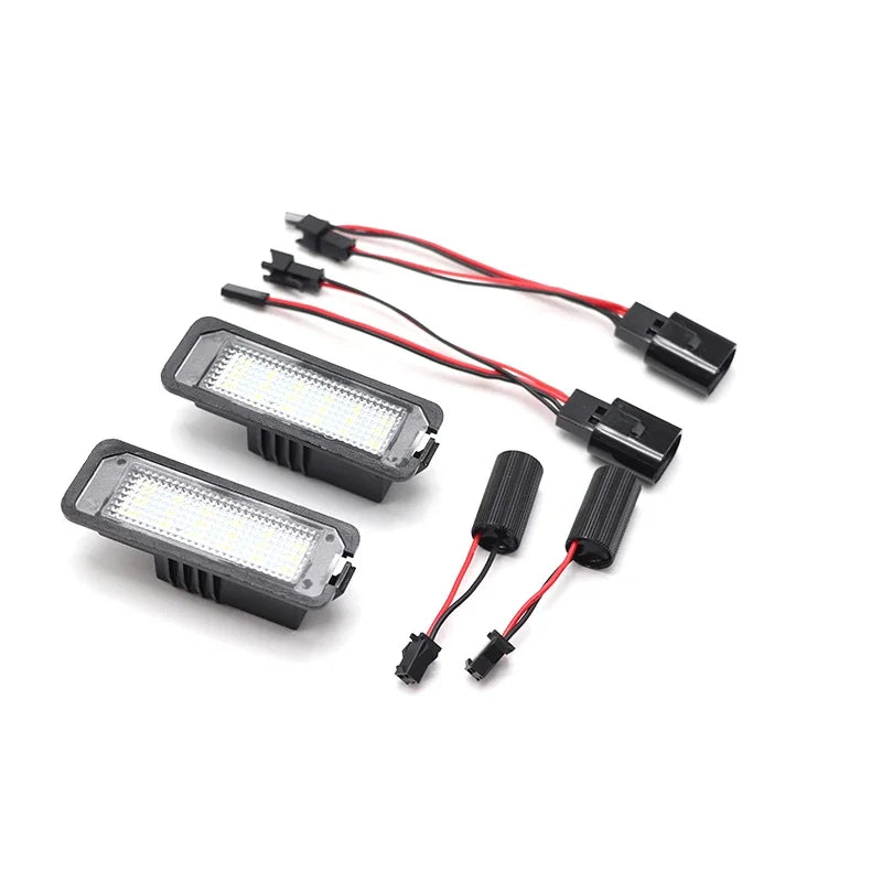LED License Number Plate Light Lamp VW Passat B6 CC Eos Golf 4 5 6 7 Zpaxo WHITE