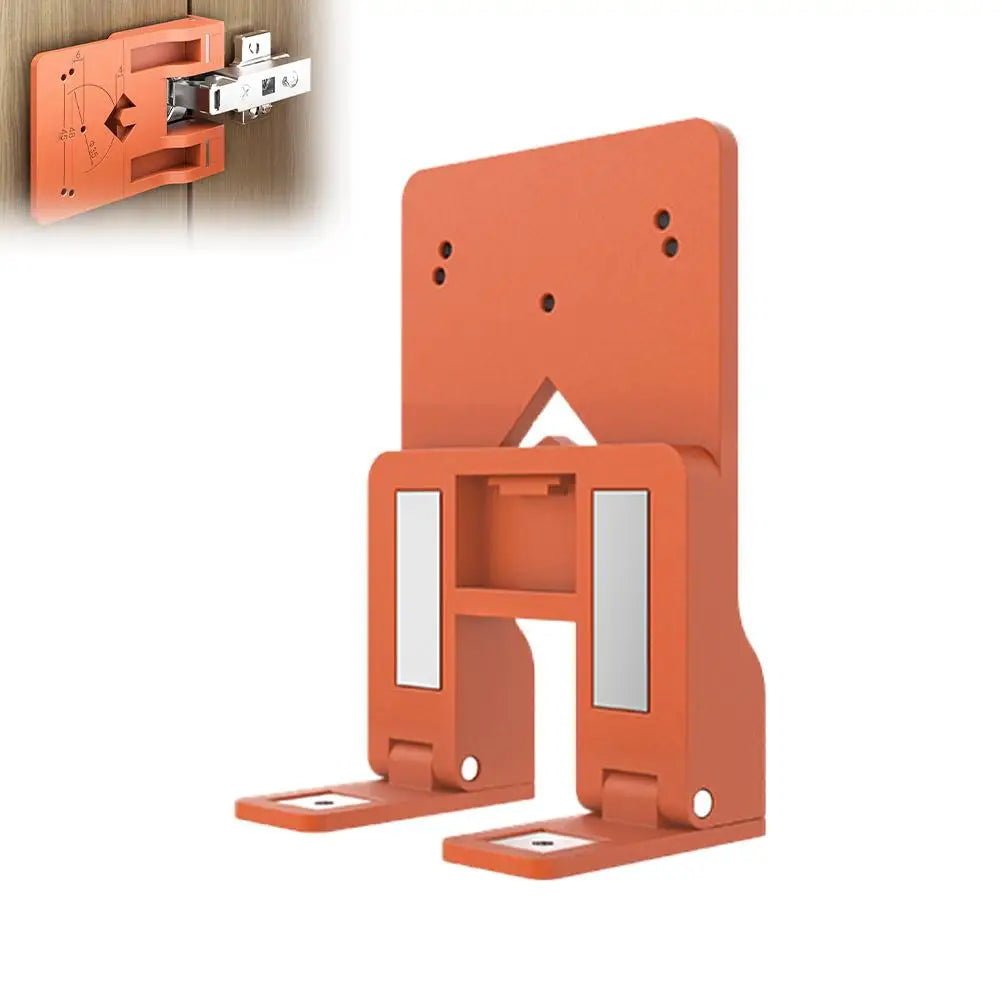 Magnetic Cabinet Hinge Jig – 35mm Door Fixing Plate Tool Woodworking Hinge Jig Zpaxo 1pc