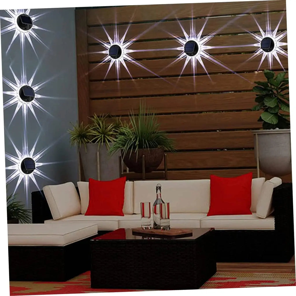 Solar Wall Lights Outdoor LED Lamp Hanging Decorative Step Lighting Zpaxo