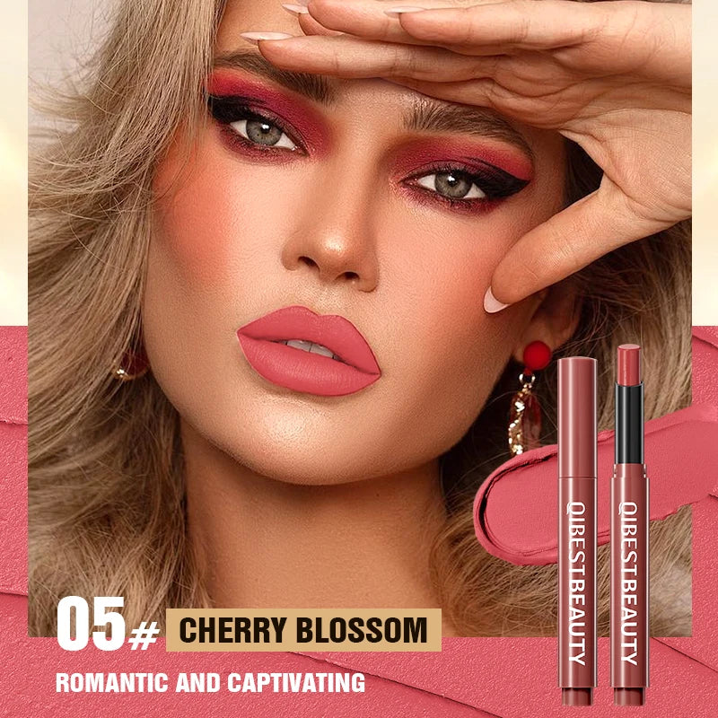 6-Pack Velvet Lip Gloss Long-lasting Rendering Non-stick Matte Zpaxo