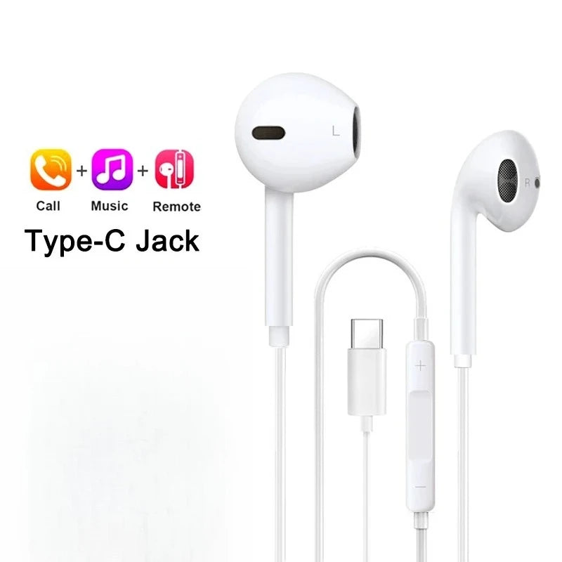 Wired Lightning Earphones Apple Iphone 14 13 12 11 Max Mini X XS XR 7
