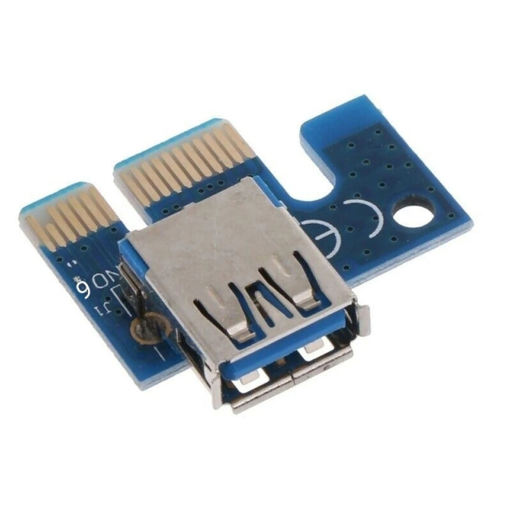 Riser Card USB PCI-E 1X 16X Graphics Extension Cable Adapter Mining