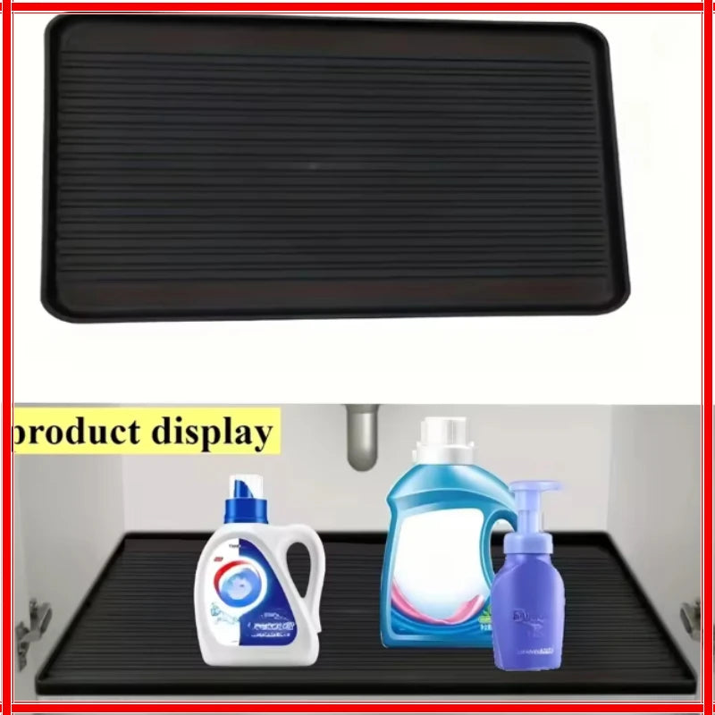 Waterproof Under-Sink Mat – Drip Tray Liner for Cabinets Under-Sink Drip Mat Zpaxo
