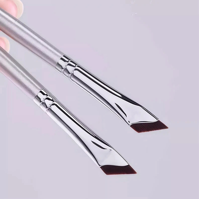 Sickle Eyeliner Brush Diagonal Eyebrow Brushes Blade Undereyelid Zpaxo