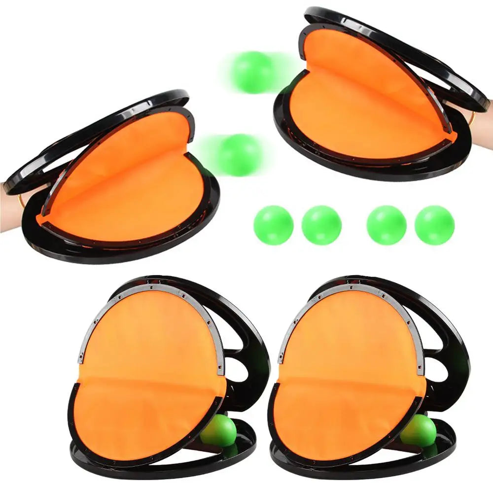 Throw And Catch Ball Set Kids Games Sports Equipment Toddler Play Activities Parent-Child Interaction For Birthday Travel Zpaxo 4 rackets8 balls United States