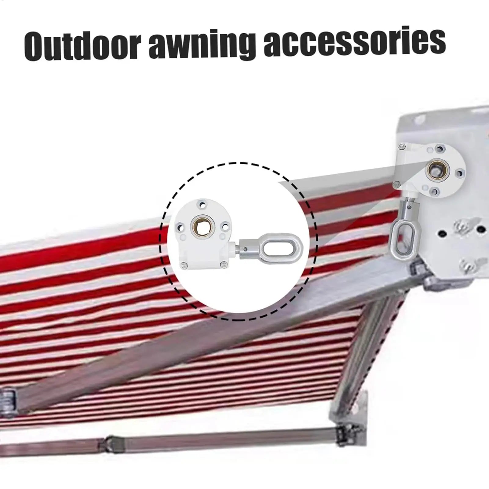 Awning Manual Worm Gear Rotating Universal Heavy Duty Caravan Crank