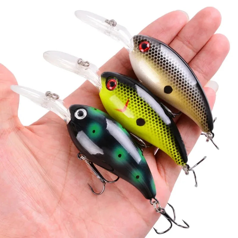 2026 10CM/15G Mini Crank Fishing Lure Set 3/5/8PCS Random High Quality Swimbait Wobble Biomimetic Artificial Bait for Angling ﻿ Zpaxo
