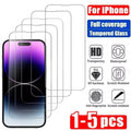 1- Tempered Glass IPhone 17 16 15 14 13 12 11 Max Screen Protector 7