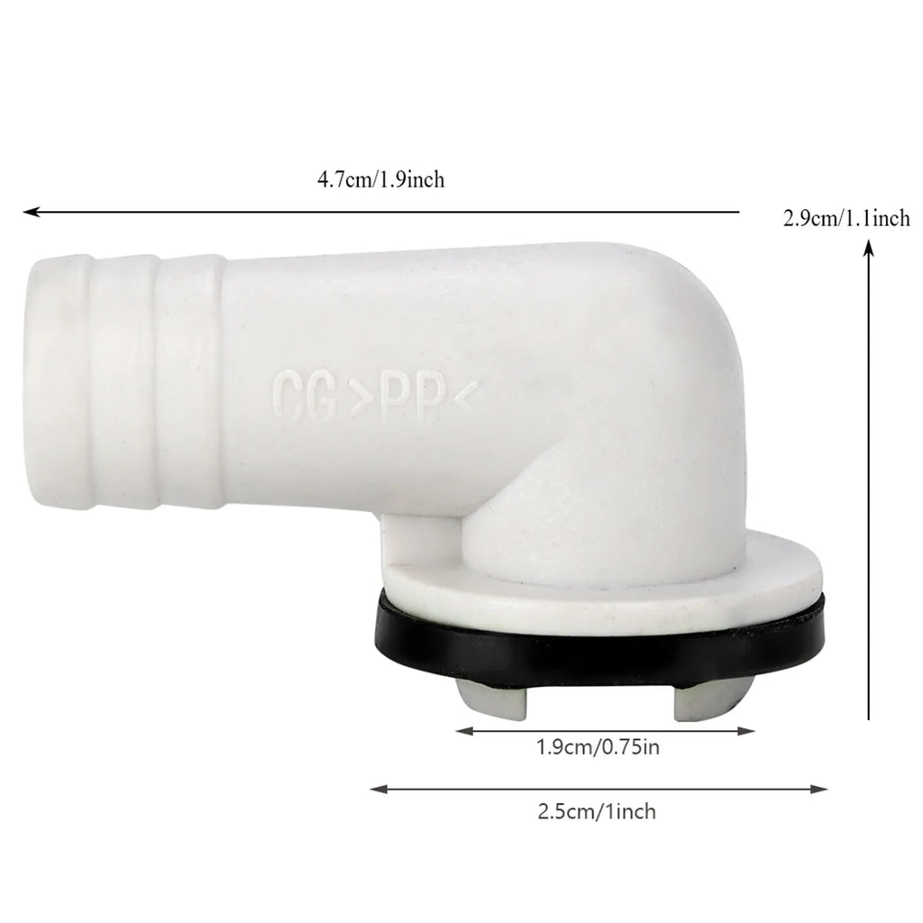 Air Conditioner Drain Outfall Right Angel Outlet Connector Pipe