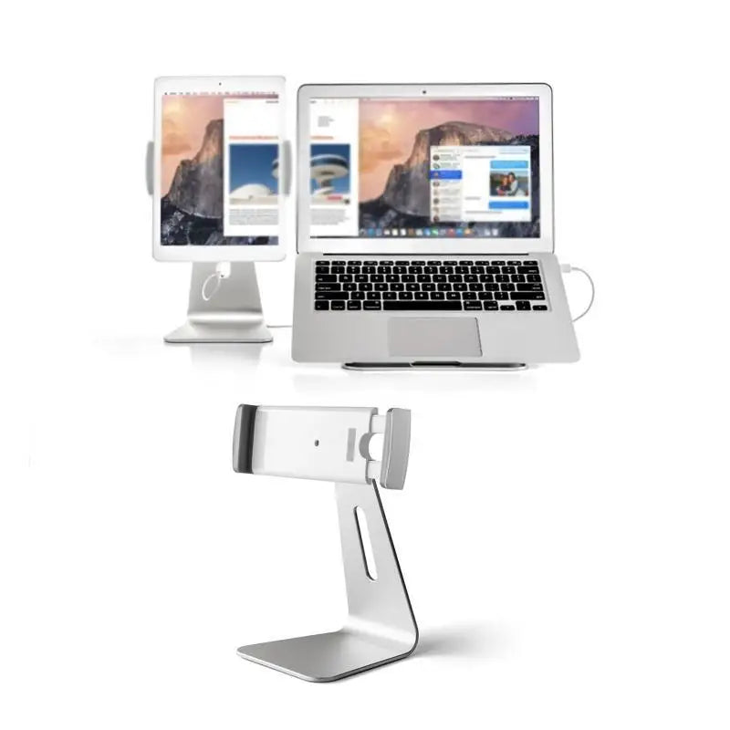652F Desktop Tablet Stand Bracket Anti-slip Pads Hands Holder Mount Zpaxo
