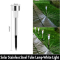 1- Solar Outdoor Lights Garden Lantern Powered Lamp Waterproof Zpaxo White 10PCS In Set