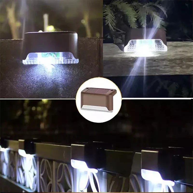 Solar Deck Step Lights 12-Pack – Waterproof LED Outdoor Stairs