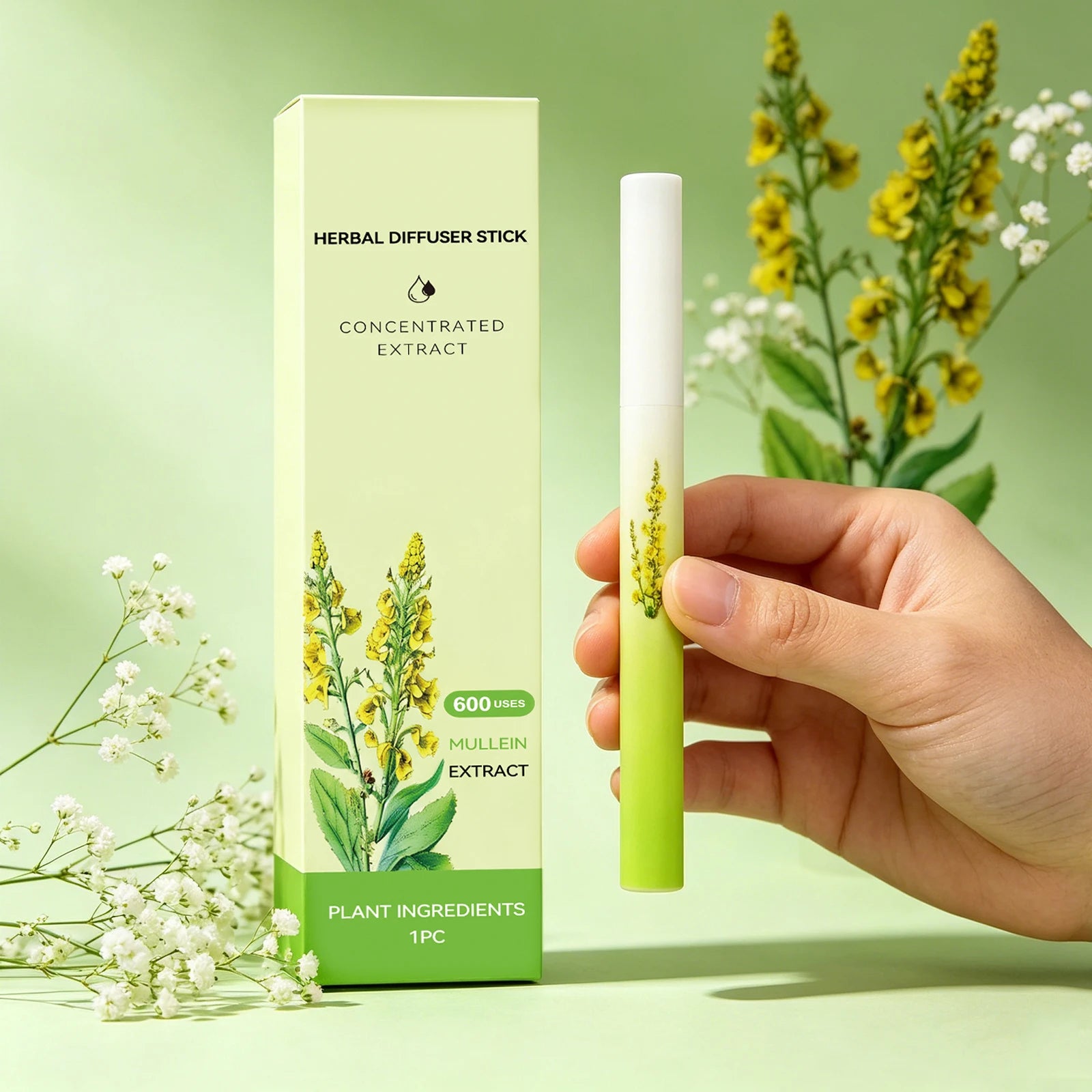 Herbal Diffuser Pen – Lung Cleanse & Breathing Support Inhaler Herbal Aromatherapy Inhaler Zpaxo