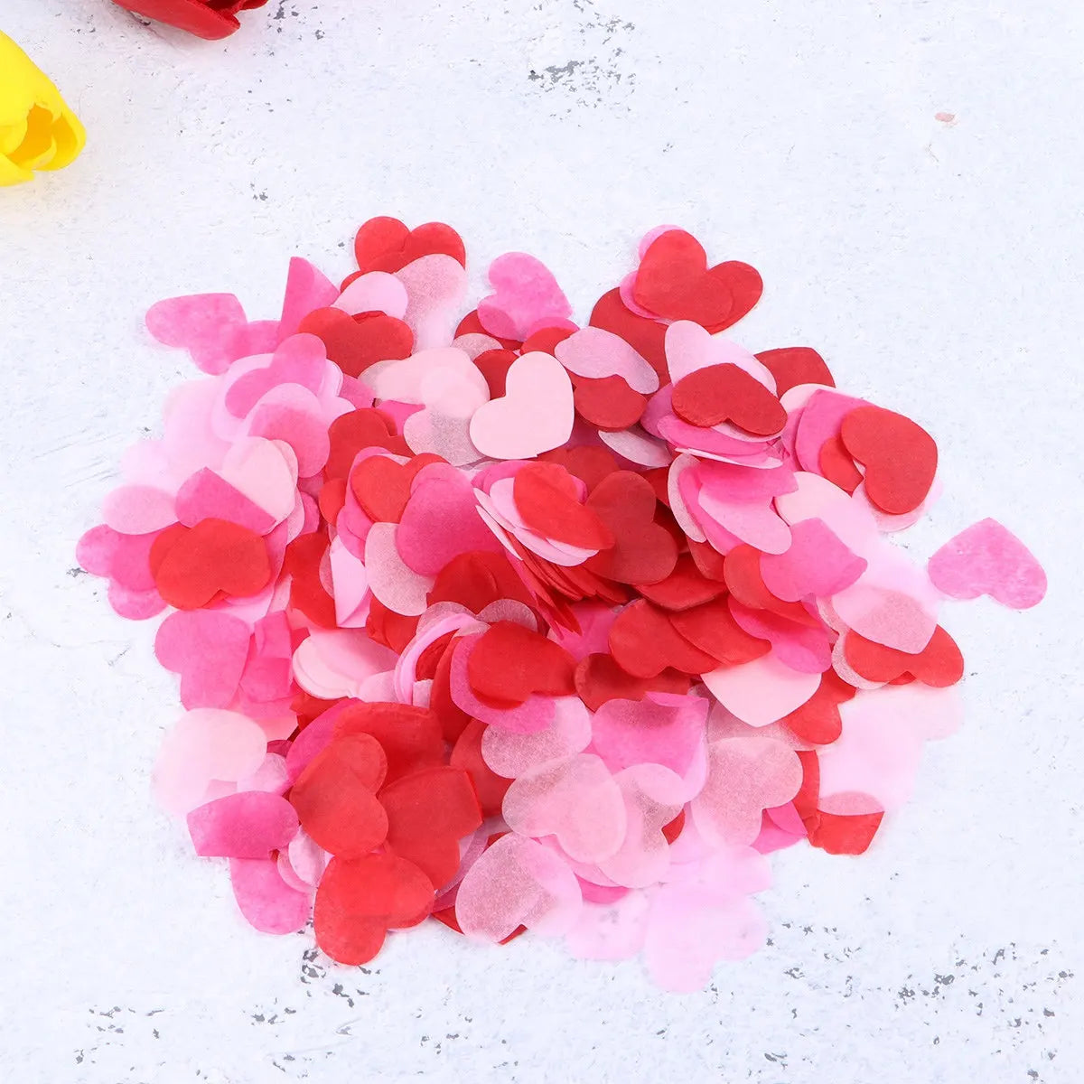 Pink Love Heart Shaped Biodegradable Confetti Wedding Birthday Party
