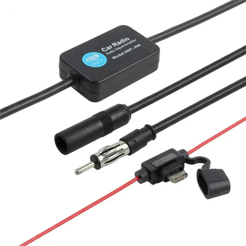 Vehicle-mounted Active Antenna FM Car Radio Amplifier 12V