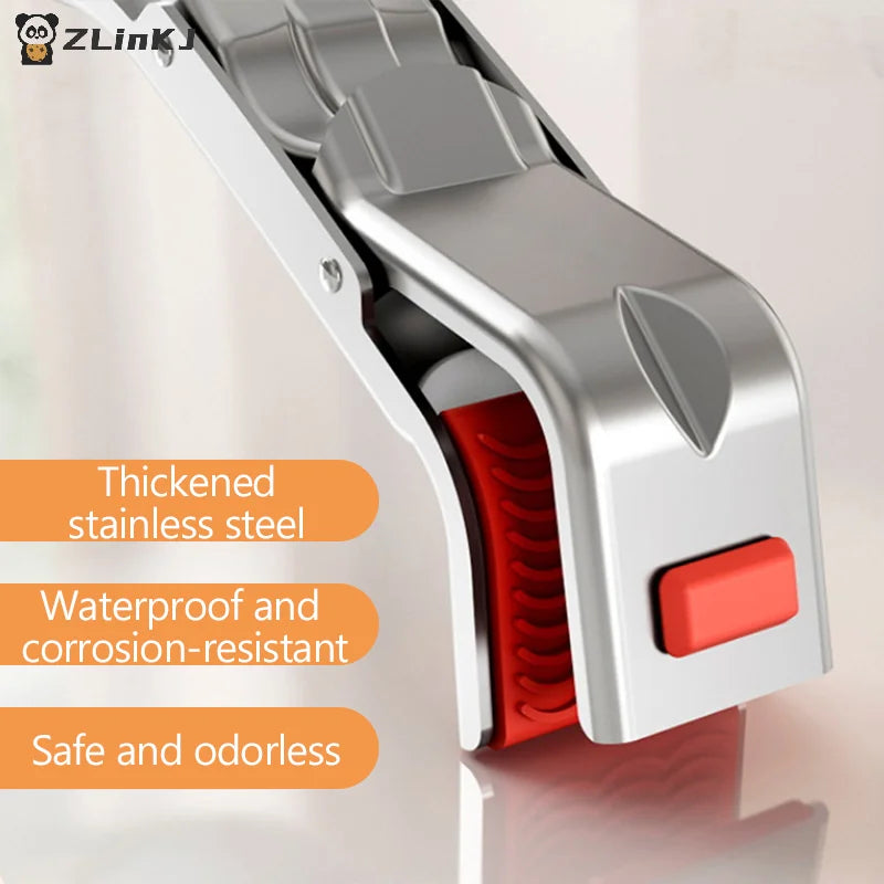 ▶1PCS Plate Clamp Stainless Steel Clamp Lifter Gripper Anti Scald Clip Kitchen Supplies Plate Bowl Dish Pot Holder Bowl Clamp Zpaxo