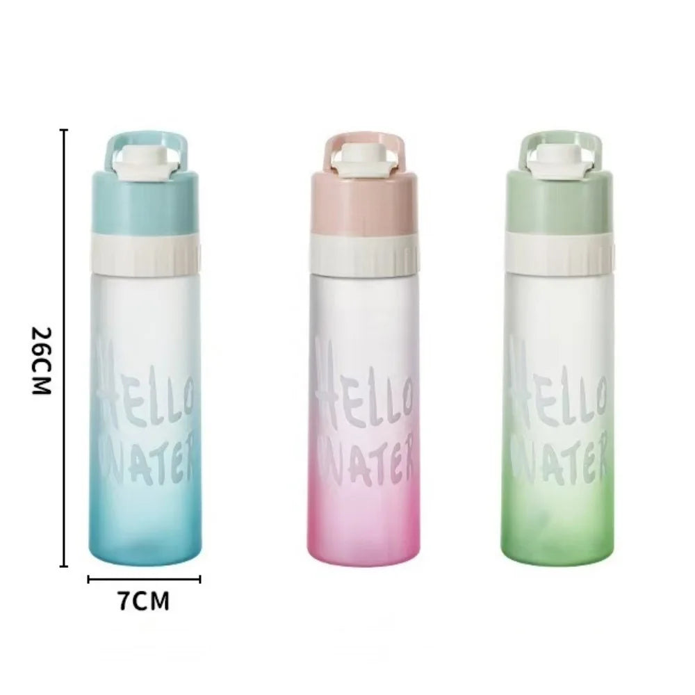 Two-in-one Spray Water Bottle Large Capacity Unisex Suitable Sports Zpaxo