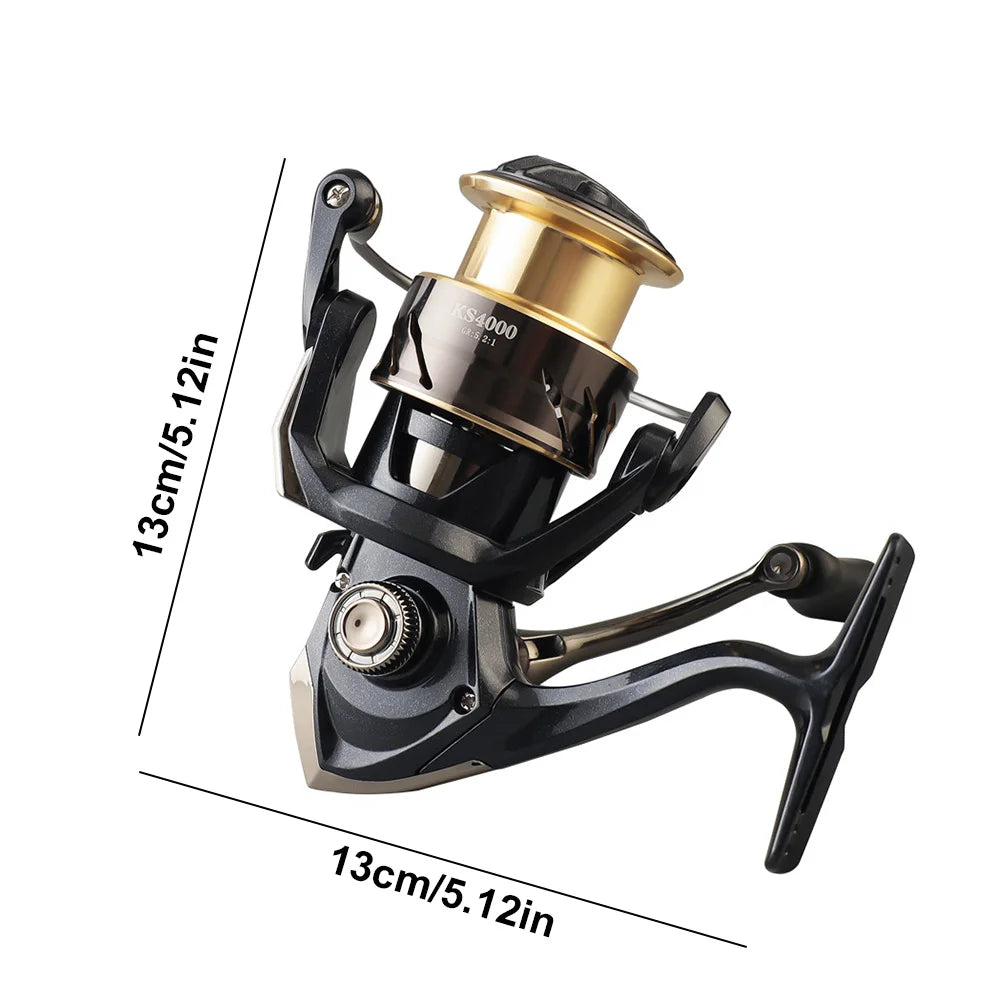 Metal Fishing Reel 5 2 1 Spinning All Purpose Accessories Saltwater