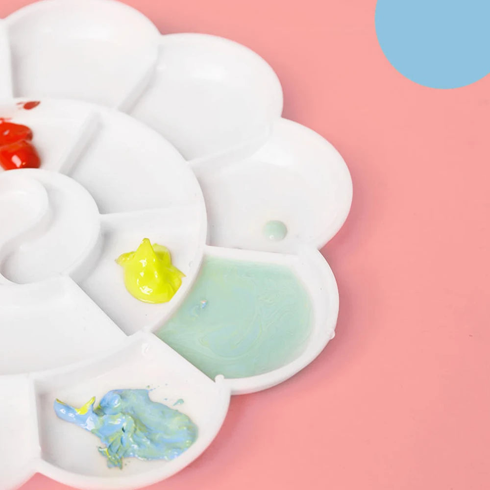 Flower Painting Palette – Reusable Plastic Art Mixing Tray