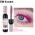 6 Colors Creative Wine Bottle Color Mascara Holiday Eyes Makeup Waterproof Thick Curling Long Lasting Blue Colorful Mascara Zpaxo 05