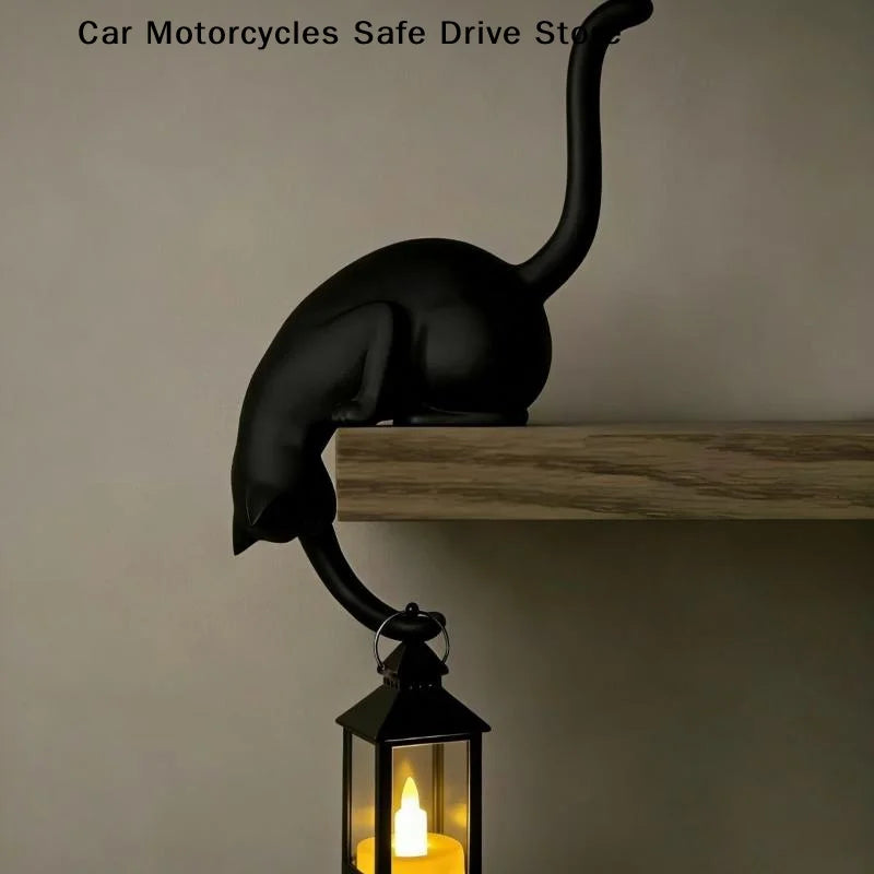 CMFunny 3D Printed Cat Inverted Hanging Ornament Hook Cute Figurine