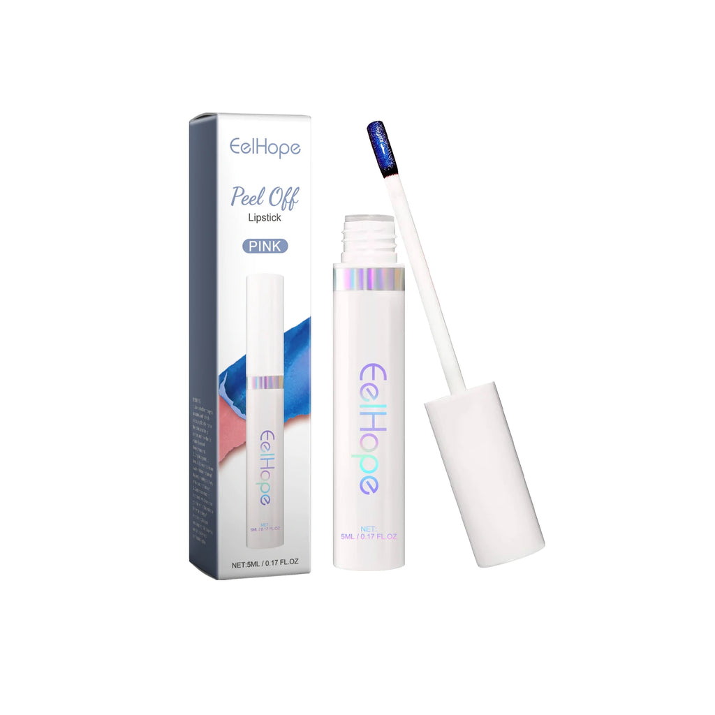 Eelhoe Tearable Lip Glaze – Waterproof Matte Lip Tint & Gloss Lip Glaze Tint Zpaxo Pink