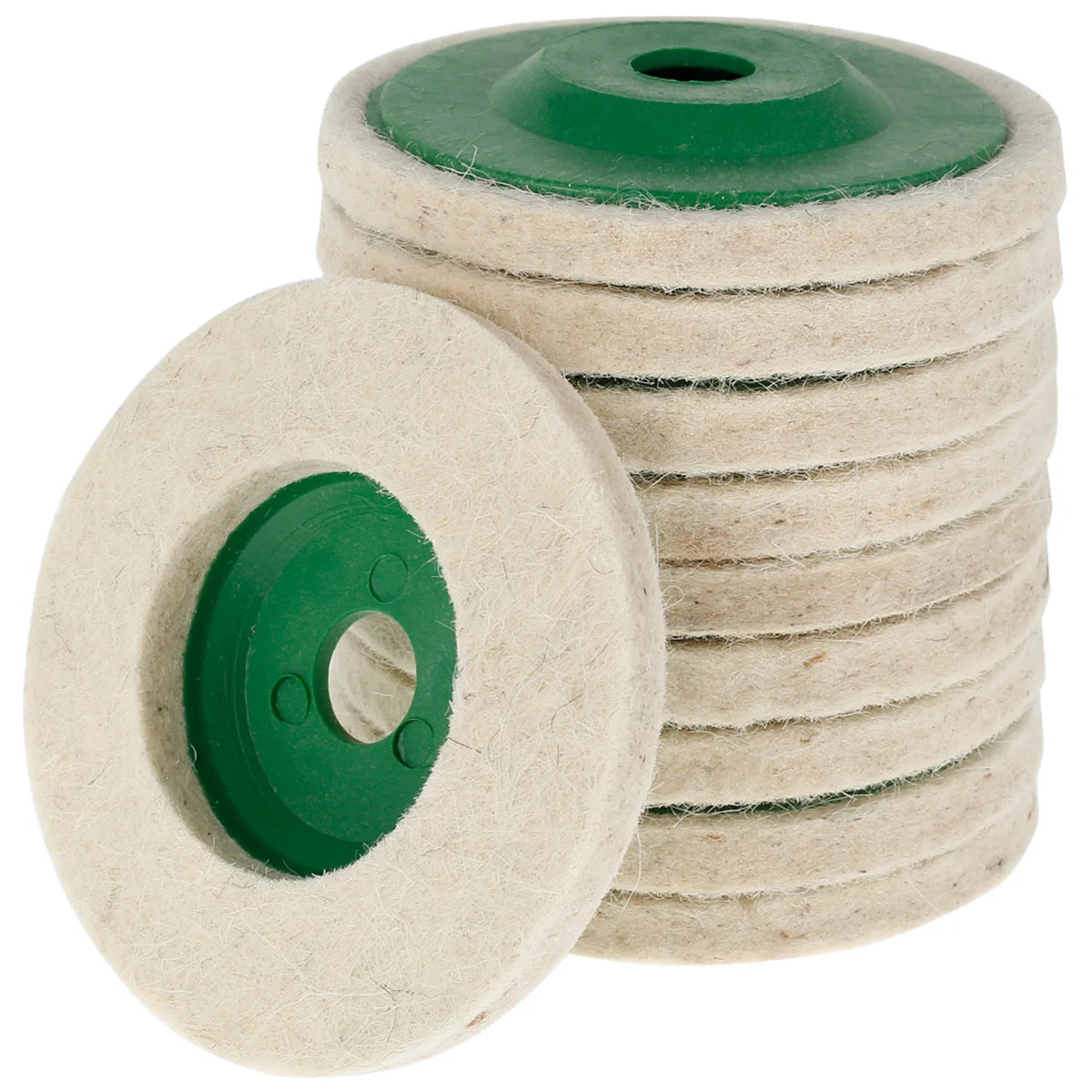 10/20PCS Wool Polishing Wheel Buffing Pad Angle Grinder Wheel Felt Polishing Pad Disc Angle Grinder Accessories for Car Maintain Zpaxo 10pc 10 Pcs