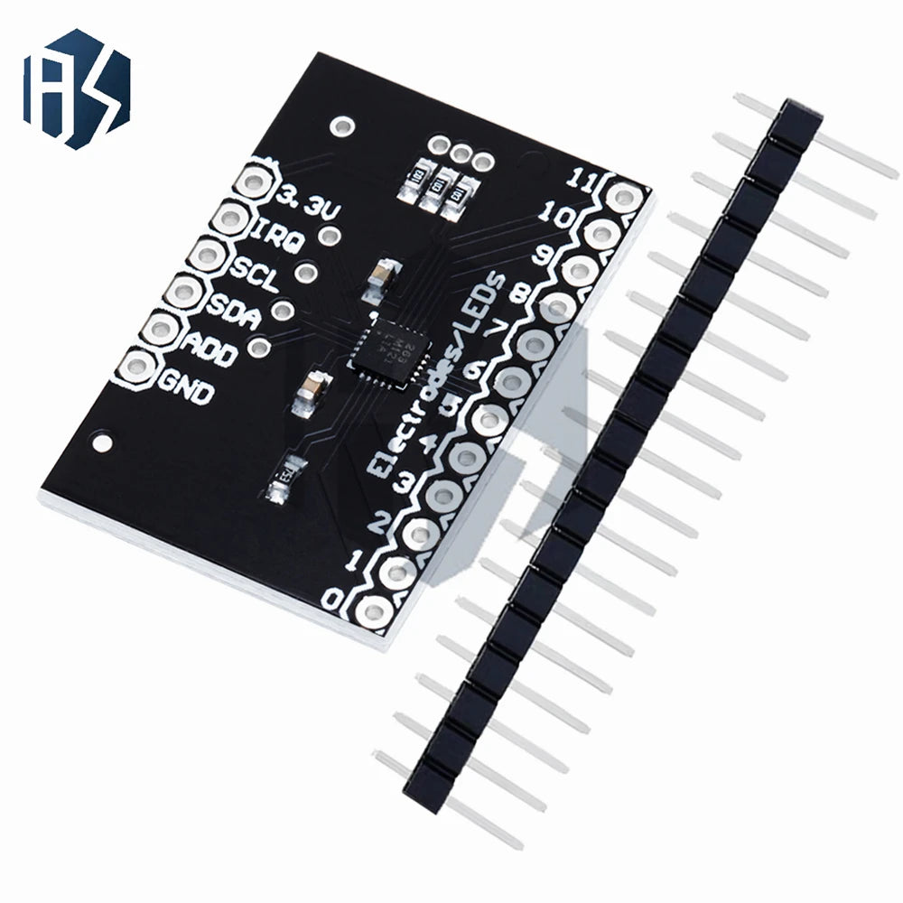MPR121 Breakout V12 Capacitive Touch Sensor Controller Module I2C keyboard Development Board For Arduino Zpaxo