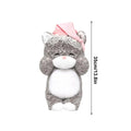 Cat Plush 13.8 Inch Soft Cute Sleepy Toy Cat For Kids Living Room Bedroom Sofa Bed Chair Bedside Desk Home Car Decoration Kids Zpaxo Gray China Mainland