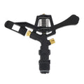 34 Inch Male Thread Plastic Double Spray Nozzle 360 Degree Rotating Sprinkler for Lawn Garden Irrigation Coverage Zpaxo Black