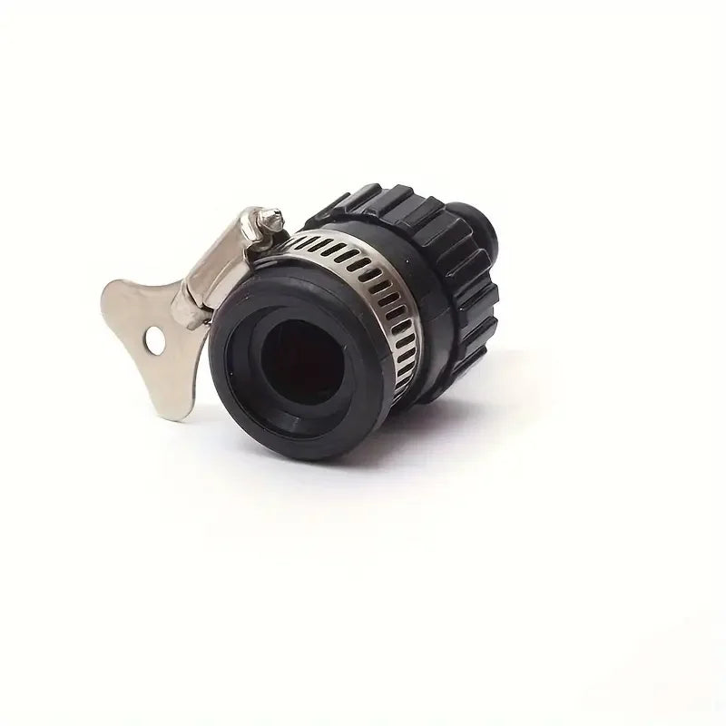Universal High-Pressure Hose Connector with Built-in Water Filter - Fits EU/US Threads, Leak-Proof for Car Wash Guns & Garden Wa Zpaxo