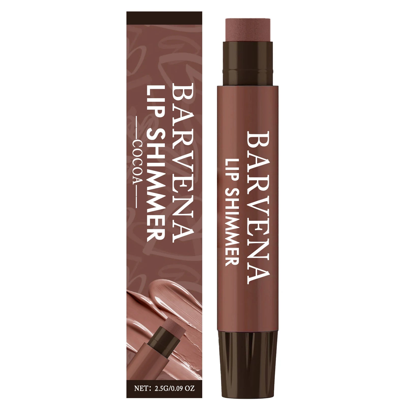 Lip Shimmer Balm – Hydrating, Glossy & Plumping Lip Care Lip Balm Zpaxo Cocoa