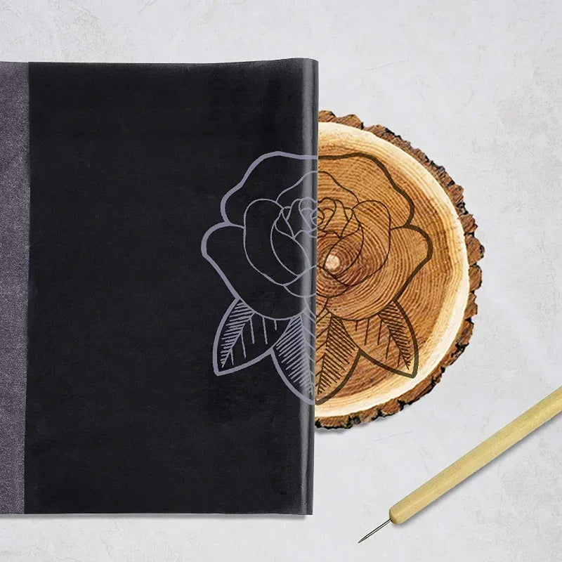 A4 Carbon Paper Reusable Image Paper Pattern Letters Tracing Paper Copy Paper Copy Carbon Paper Painting Tracing Accessories Zpaxo
