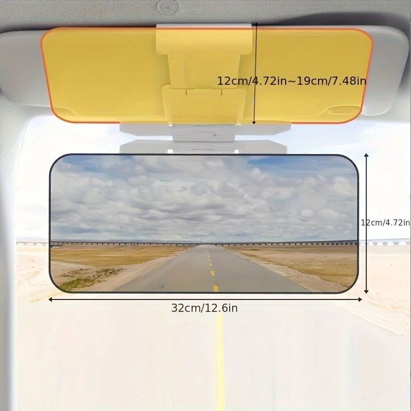 Car Sun Visor Driver's Day-and-night Dual-use Goggles Stylish Compact