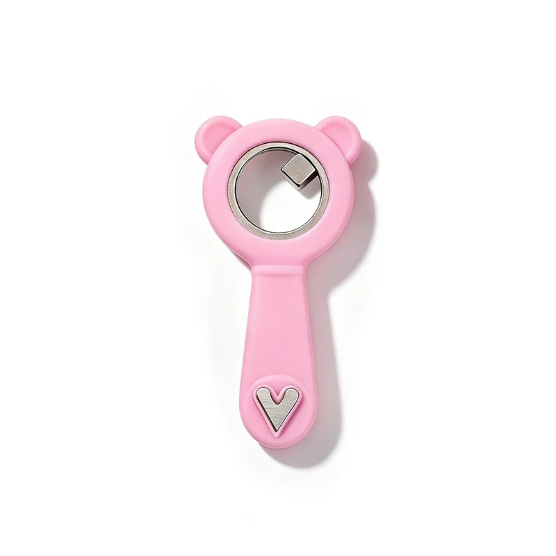 New Upgrade 3-Second Hollow Cat Eye Magnet Double-head Love Heart Black Hole Effect Nail Art Magnet DIY Manicure Magnetic Tool Zpaxo Pink