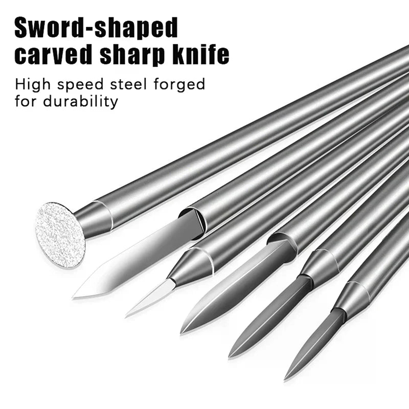 Electric Engraving Drill Accessories Bit Wood Crafts Grinding Tool Zpaxo