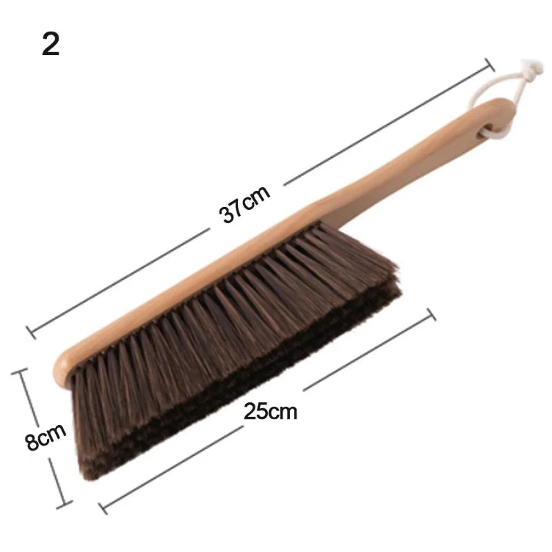 Natural Wood Bristle Anti-Static Cleaning Brush – 1 or 2 Pack Cleaning Brush Zpaxo